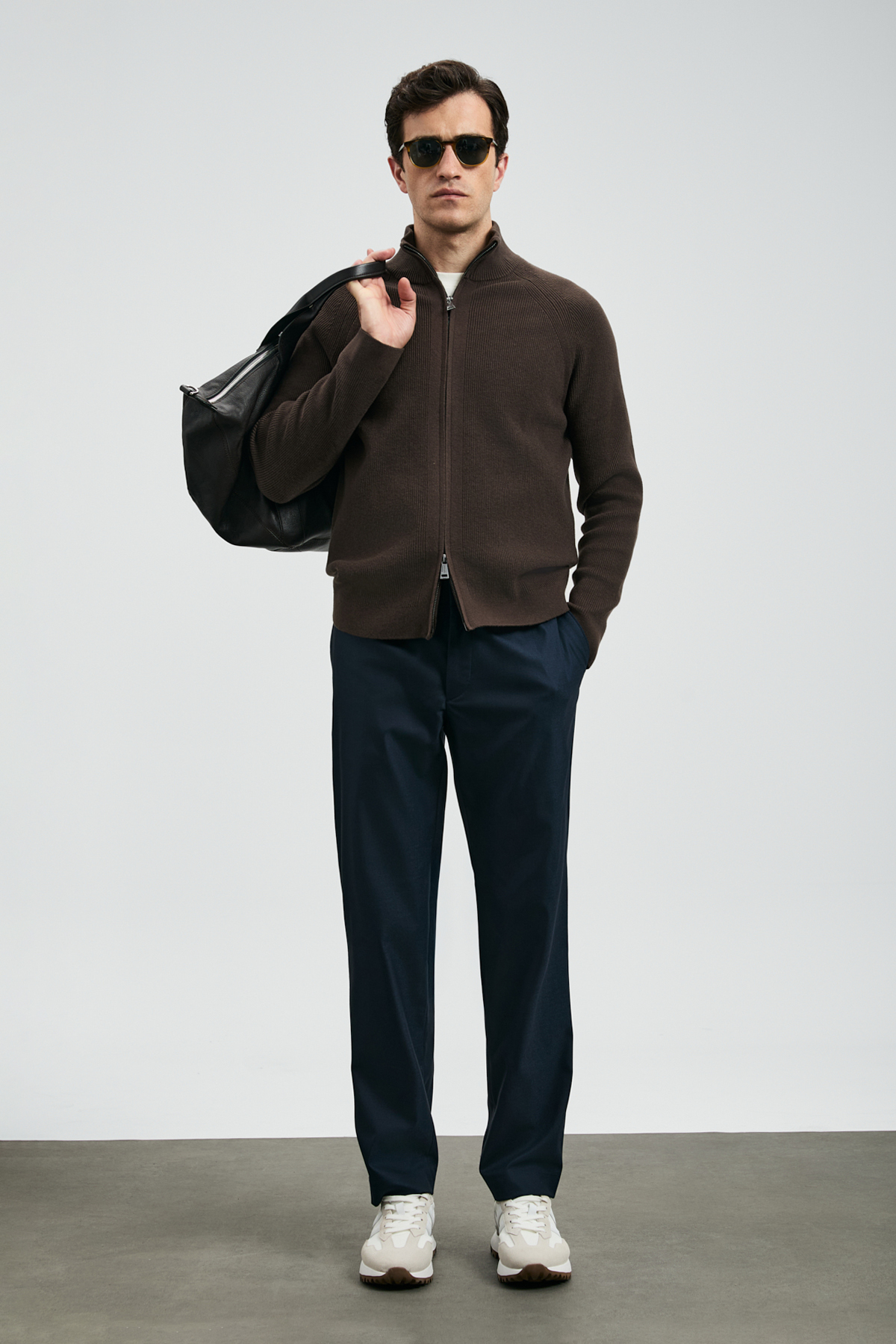 Amber Smart Erkek Chino Pantolon Slim Fit Lacivert - Lufian