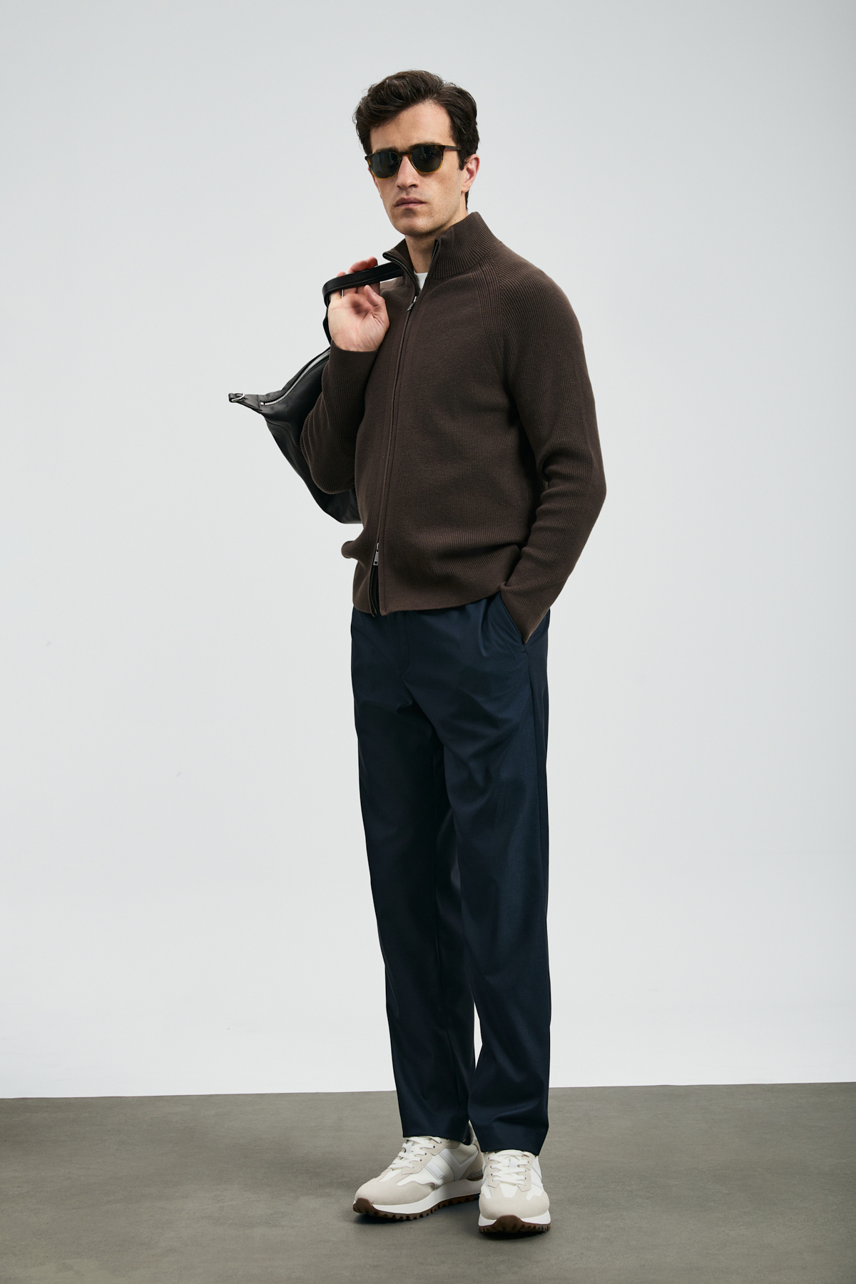 Amber Smart Erkek Chino Pantolon Slim Fit Lacivert - Lufian (1)