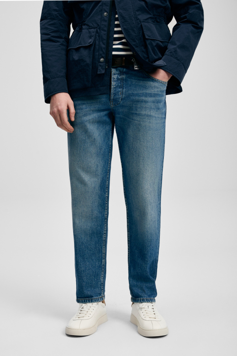 Andre Smart Jean Erkek Pantolon Straight Fit Mavi - LUFIAN