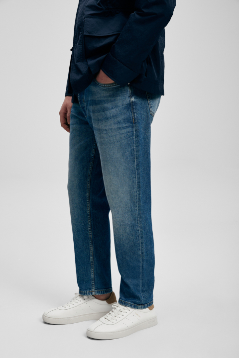 Andre Smart Jean Erkek Pantolon Straight Fit Mavi - LUFIAN