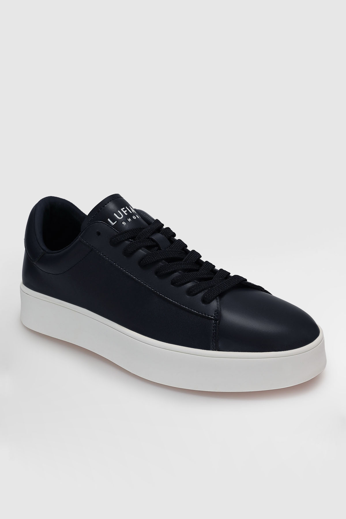 Anton Erkek Deri Sneaker Ayakkabı Lacivert - Lufian (1)