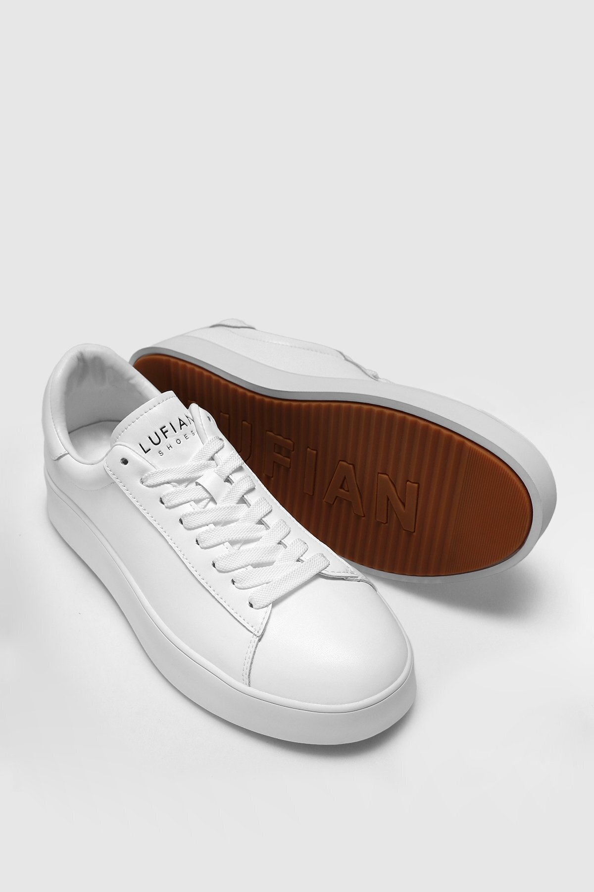 Anton Erkek Sneaker Ayakkabı Beyaz - Lufian