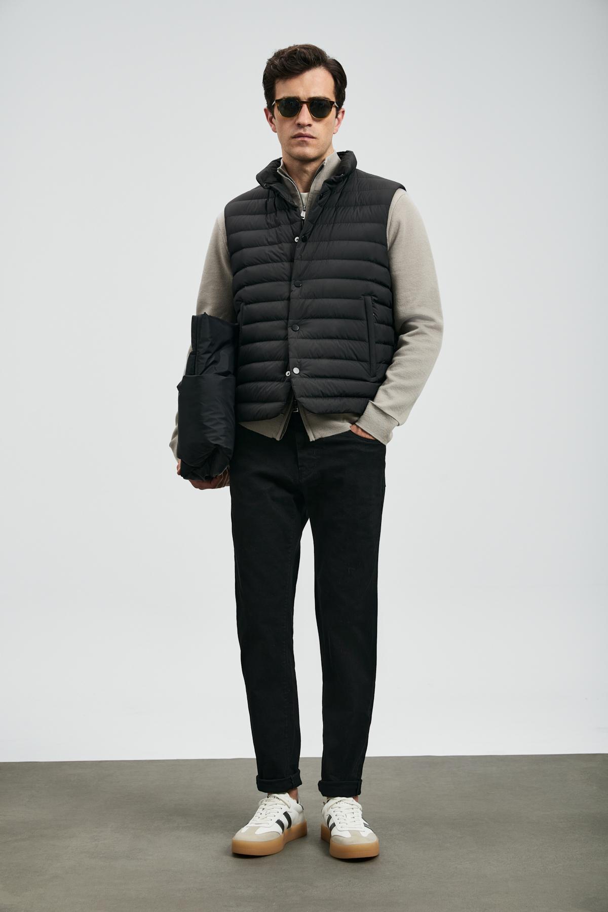 Anton Smart Jean Erkek Pantolon Slim Fit Siyah - LUFIAN