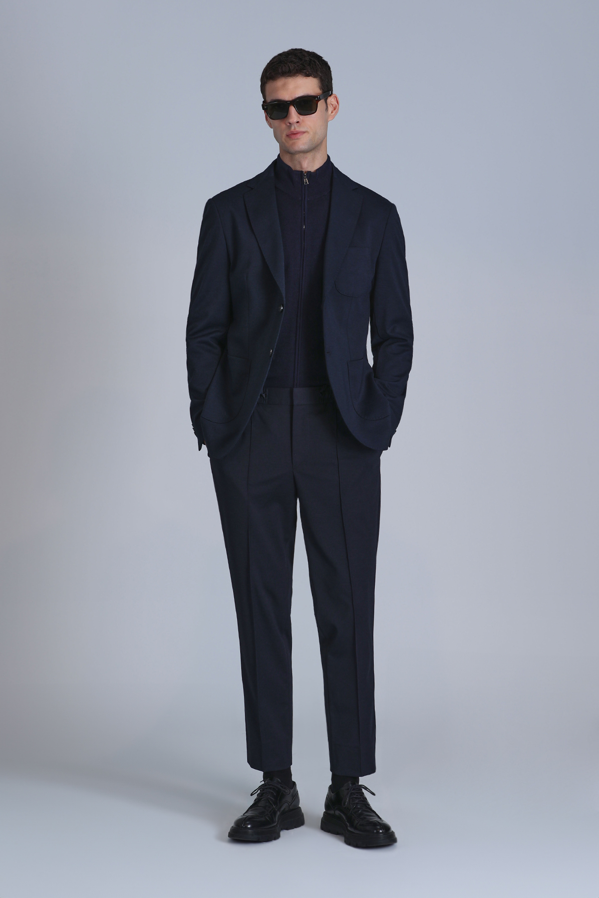 Antoni Spor Erkek Blazer Ceket Slim Fit Lacivert - Lufian (1)