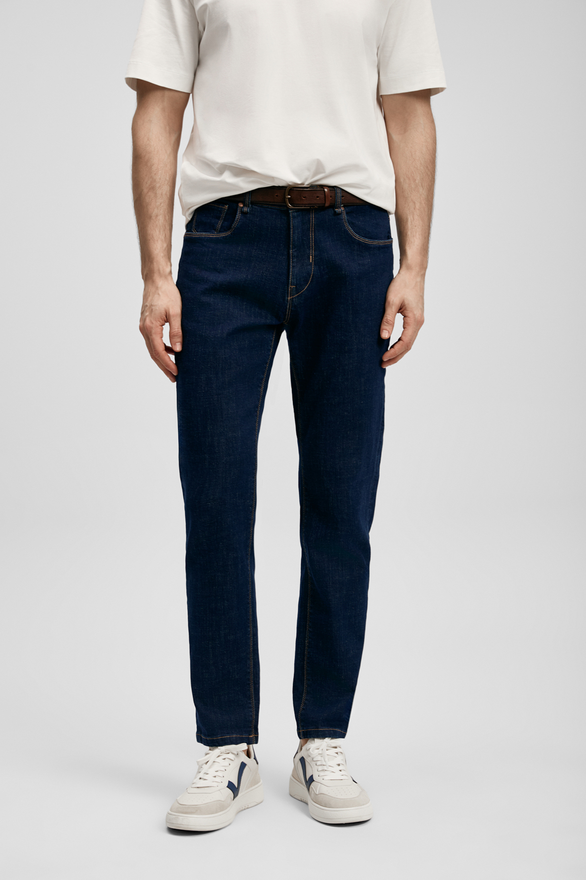 Aqua Smart Jean Erkek Pantolon Slim Fit Mavi - LUFIAN