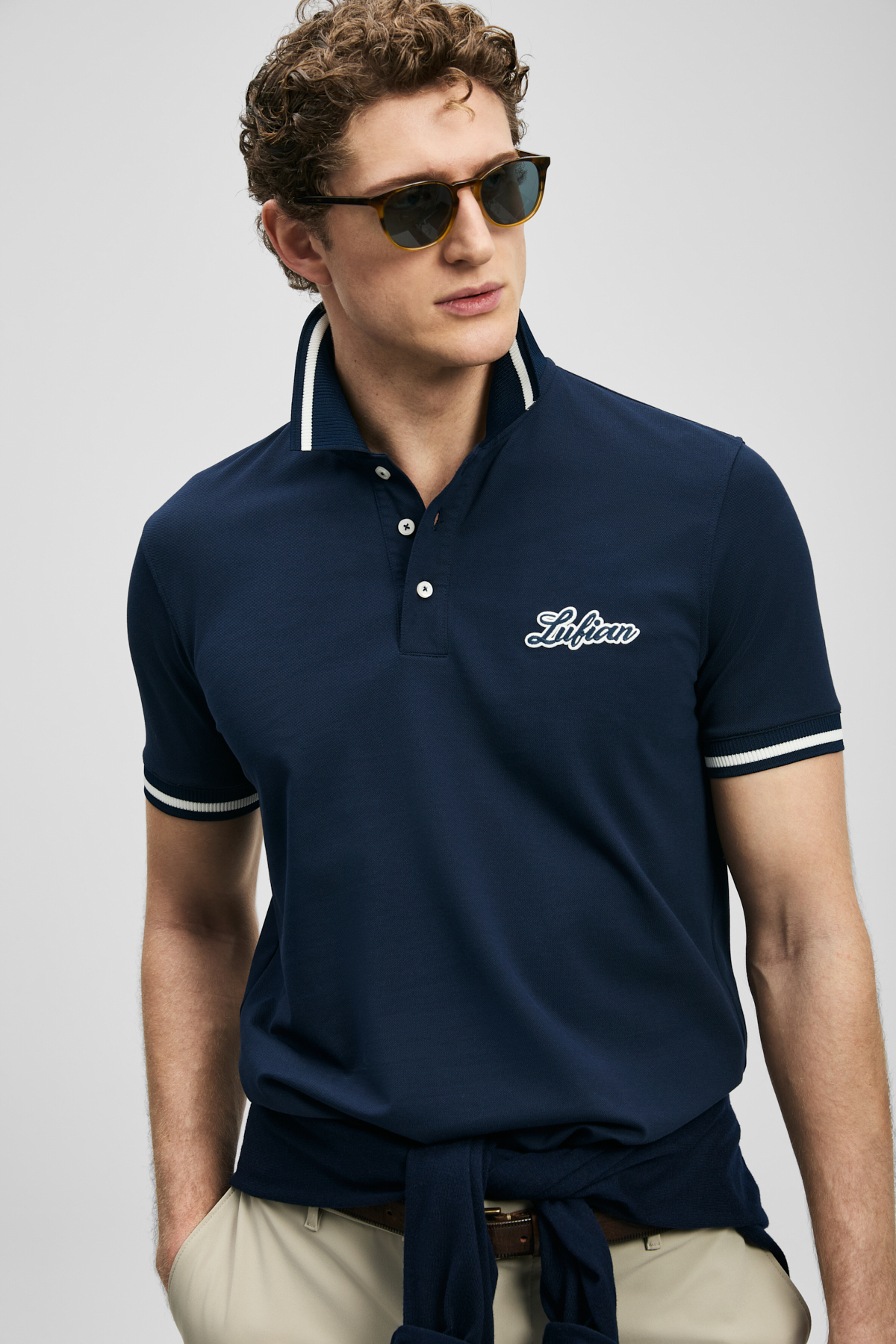 Artos Smart Erkek Polo Tişört Lacivert - Lufian