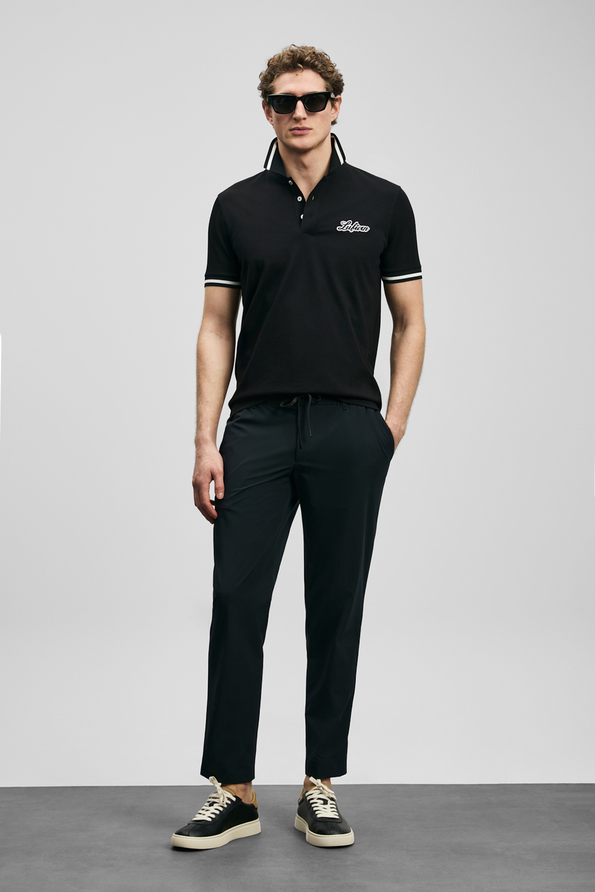 Artos Smart Erkek Polo Tişört Siyah - Lufian (1)