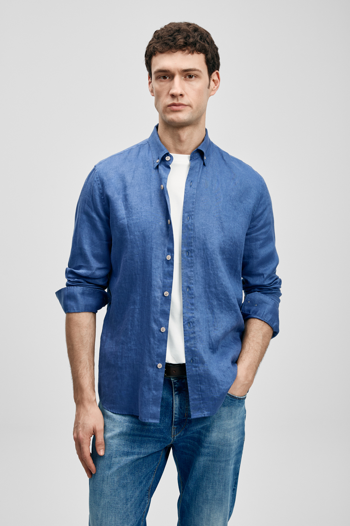 Beneflec Smart Jean Erkek Pantolon Slim Fit Mavi - LUFIAN