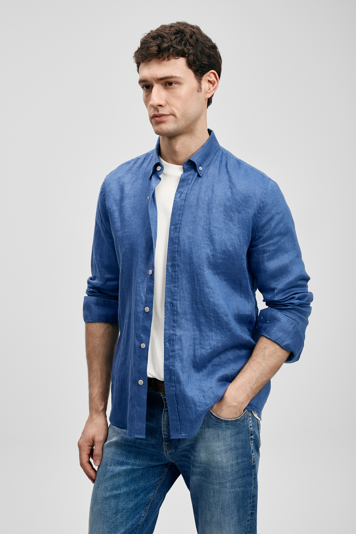 Beneflec Smart Jean Erkek Pantolon Slim Fit Mavi - LUFIAN