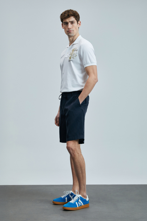 Bloom Smart Erkek Polo Tişört Kırık Beyaz - LUFIAN