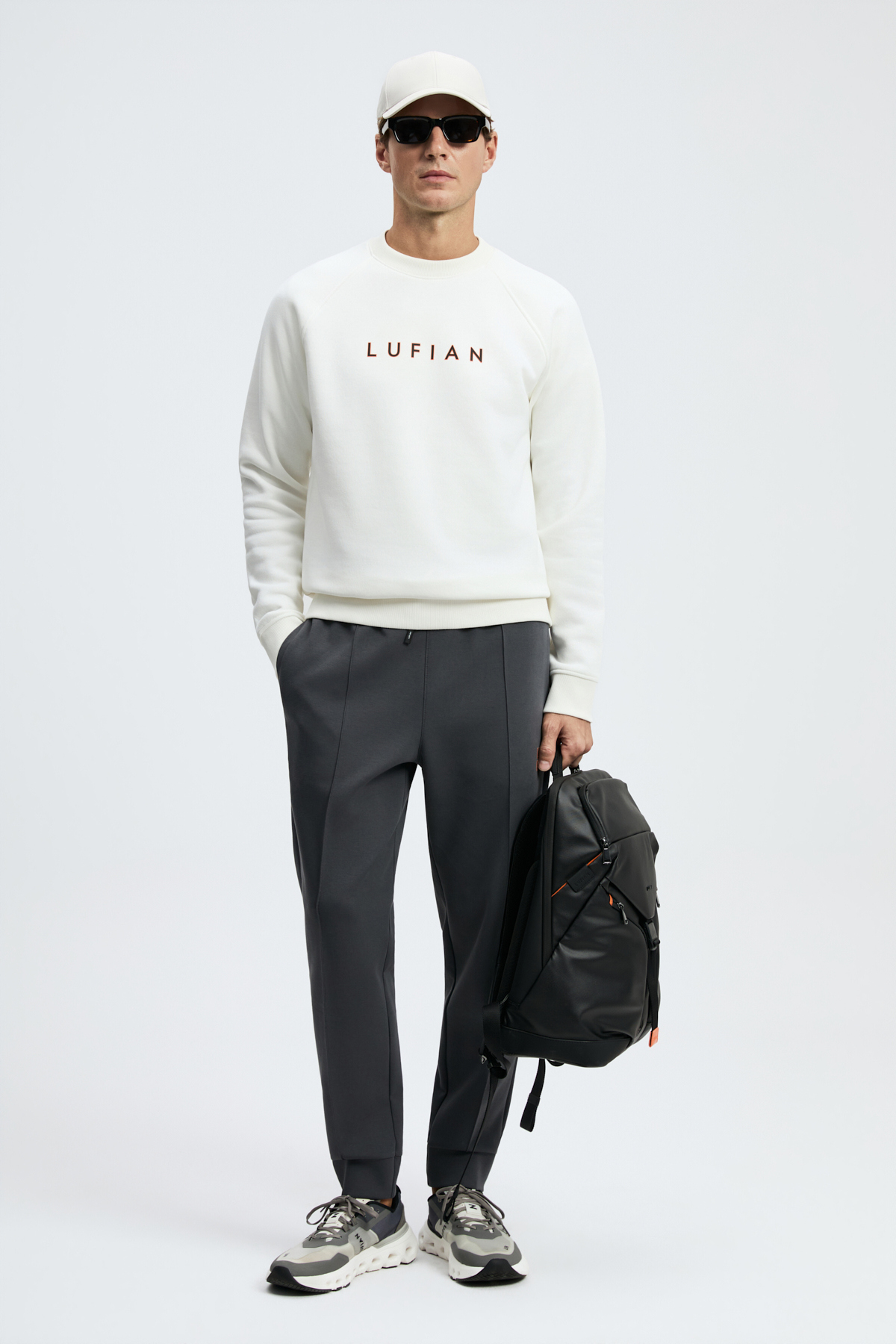 Bren Erkek Sweatshirt Kırık Beyaz - Lufian