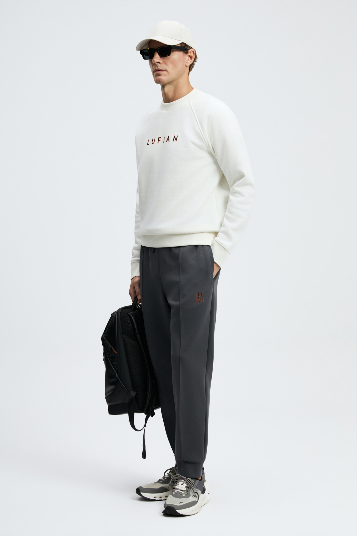 Bren Erkek Sweatshirt Kırık Beyaz - Lufian