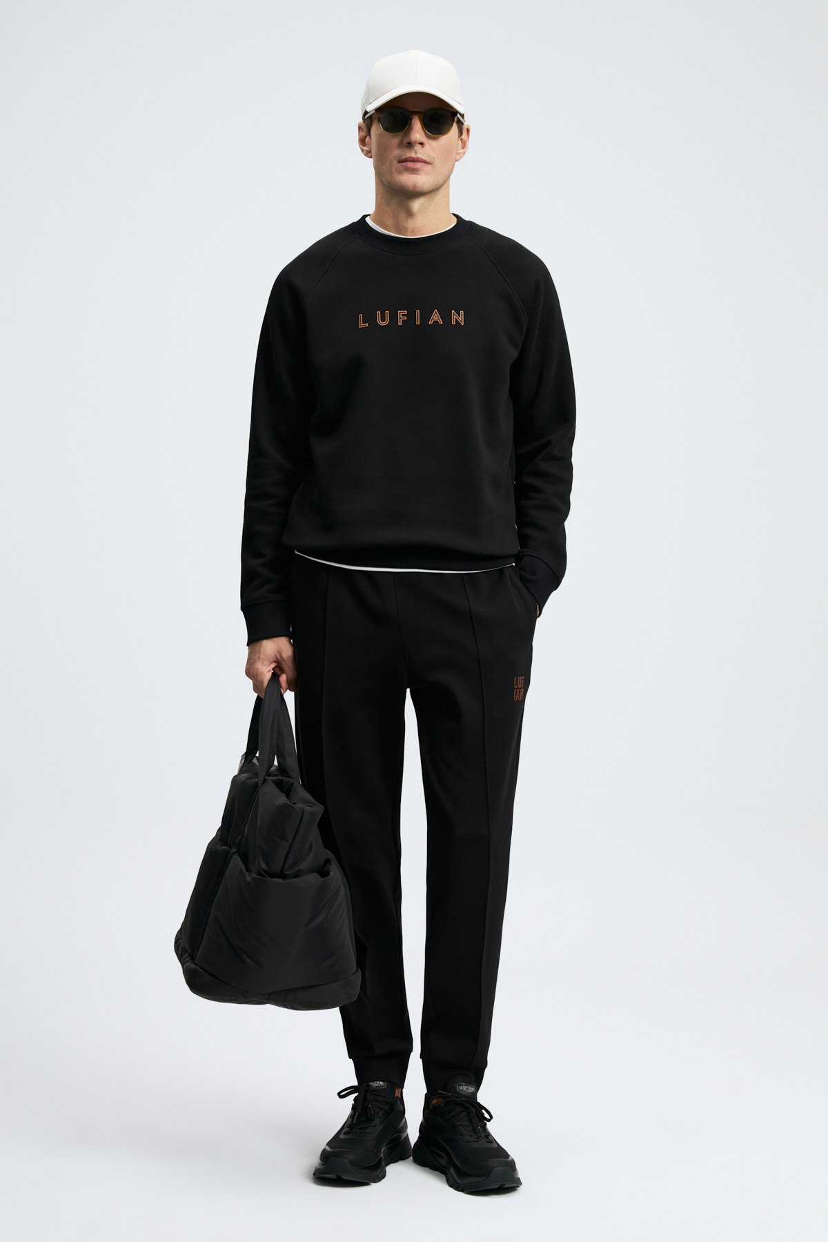 Bren Erkek Sweatshirt Siyah - Lufian