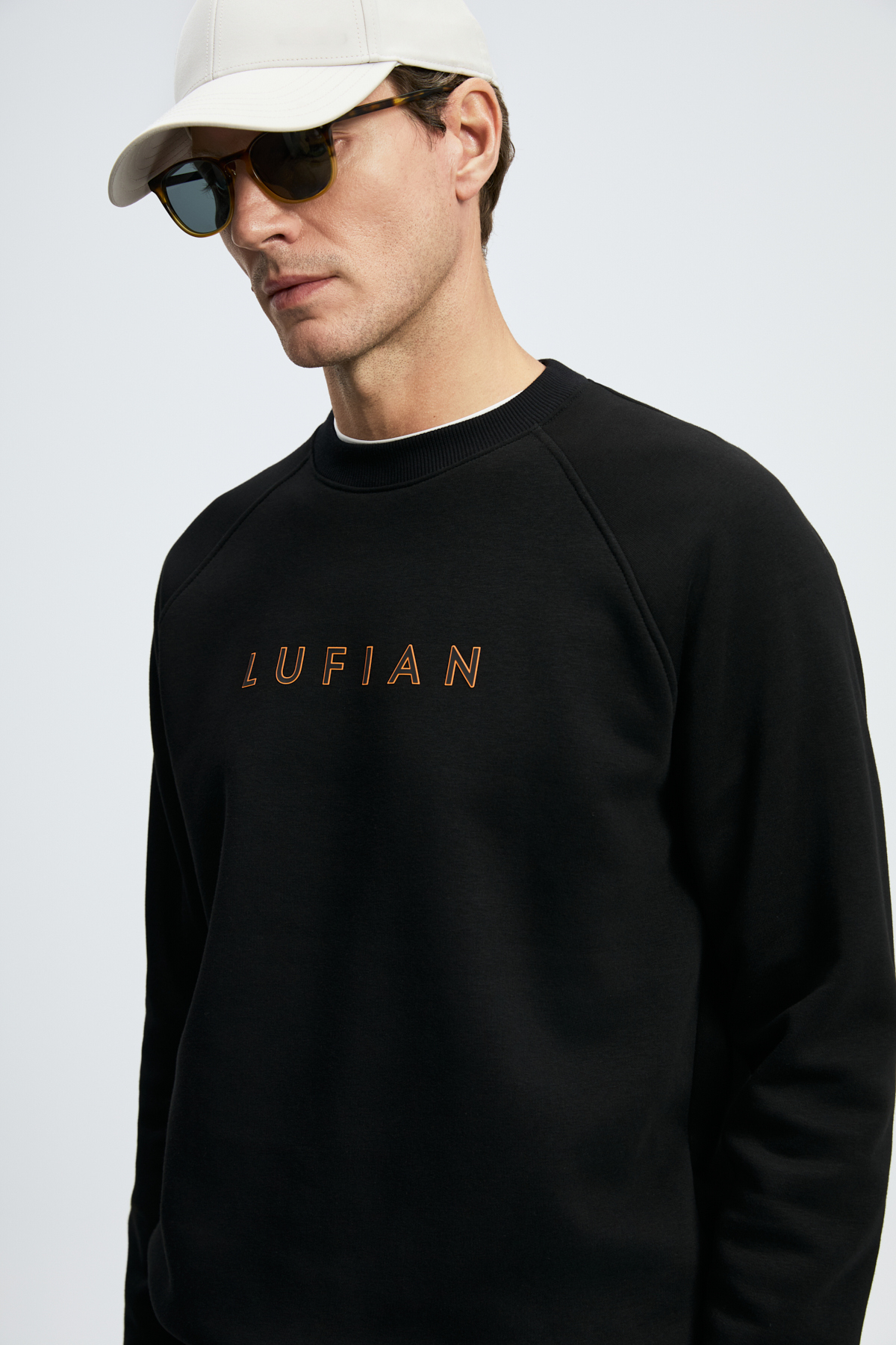 Bren Erkek Sweatshirt Siyah - Lufian