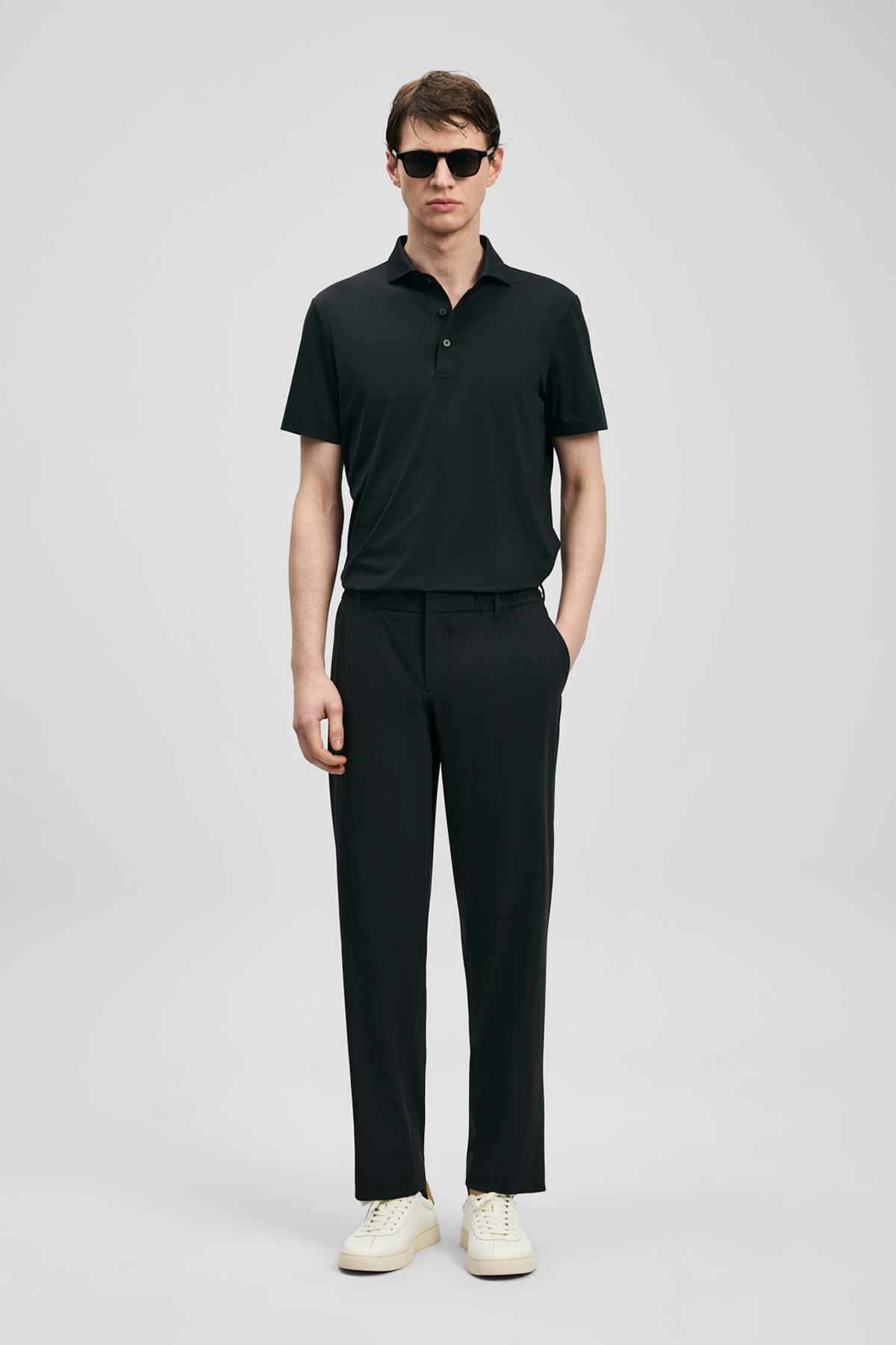 Calep Smart Erkek Chino Pantolon Slim Fit Siyah - Lufian