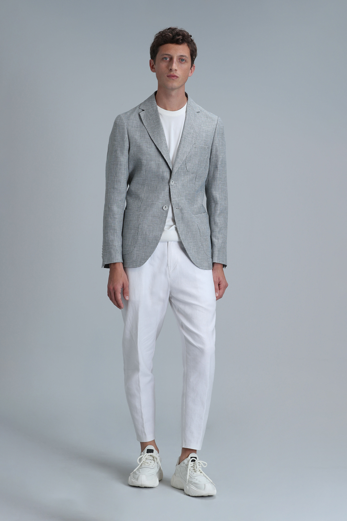 Class Spor Erkek Blazer Ceket Slim Fit Yeşil - LUFIAN