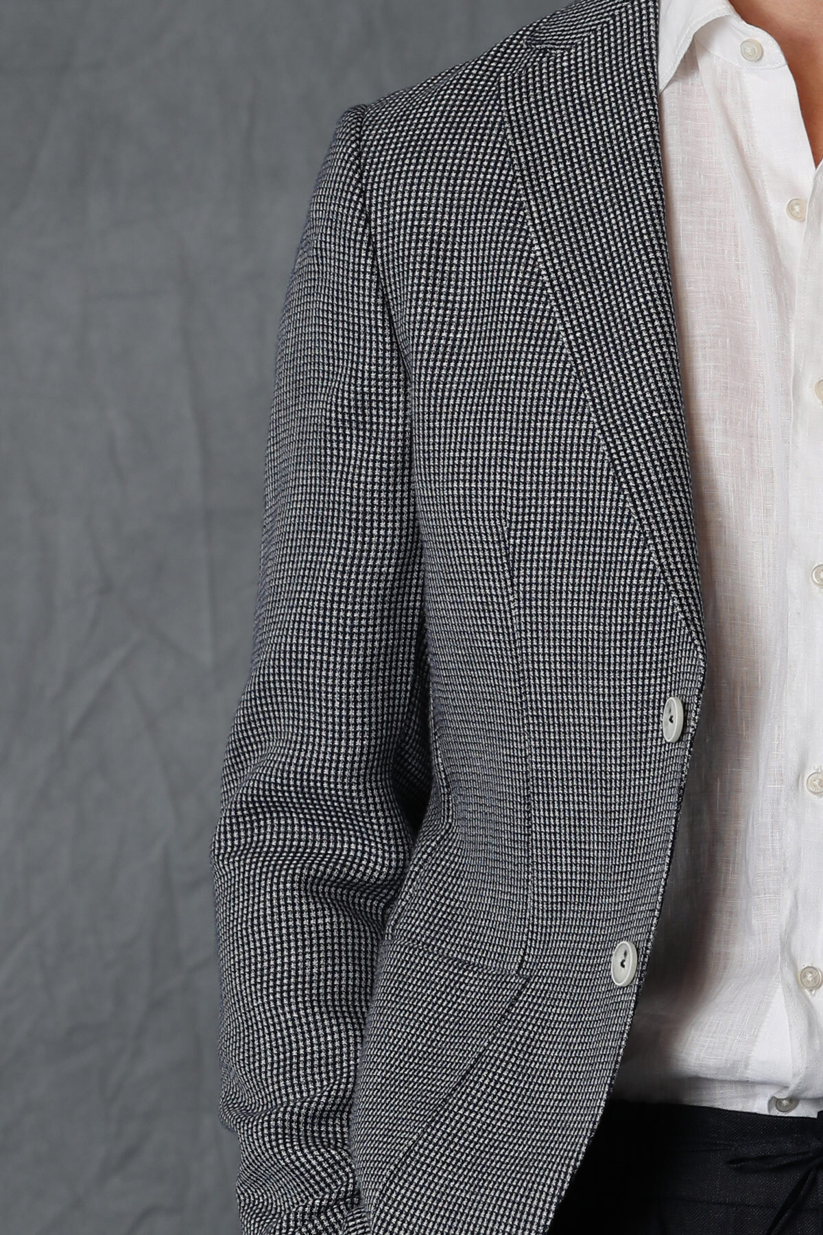 Cosı Spor Erkek Blazer Ceket Slim Fit Lacivert - LUFIAN