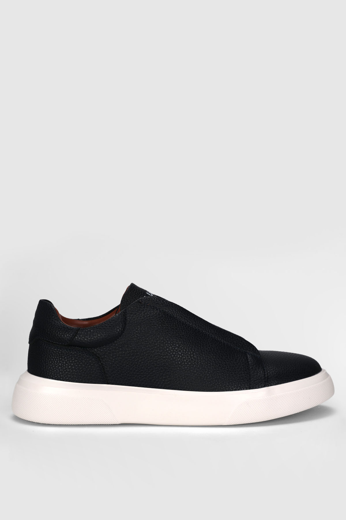 Dante Erkek Deri Sneaker Ayakkabı Lacivert - LUFIAN