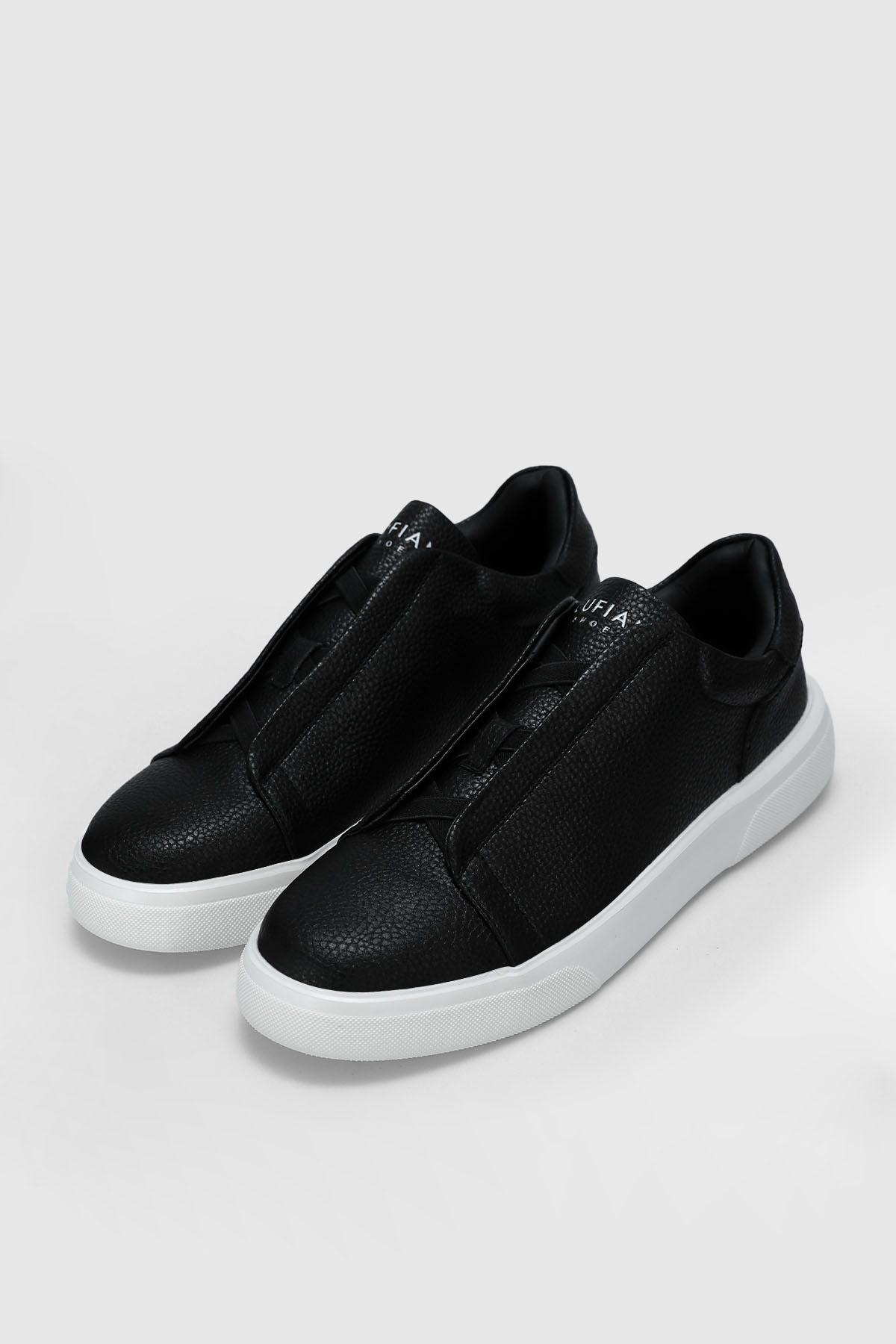 Dante Erkek Deri Sneaker Ayakkabı Siyah - LUFIAN
