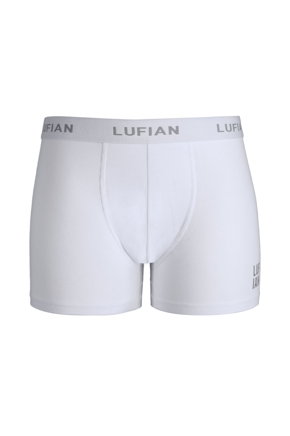 Darcy Erkek Pamuklu Boxer Beyaz - LUFIAN