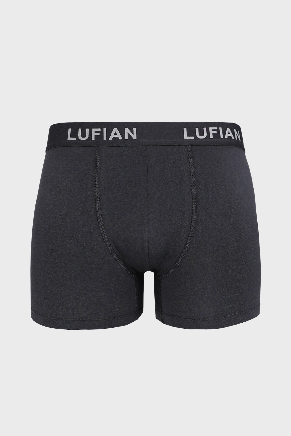 Darcy Erkek Pamuklu Boxer Koyu Gri - LUFIAN