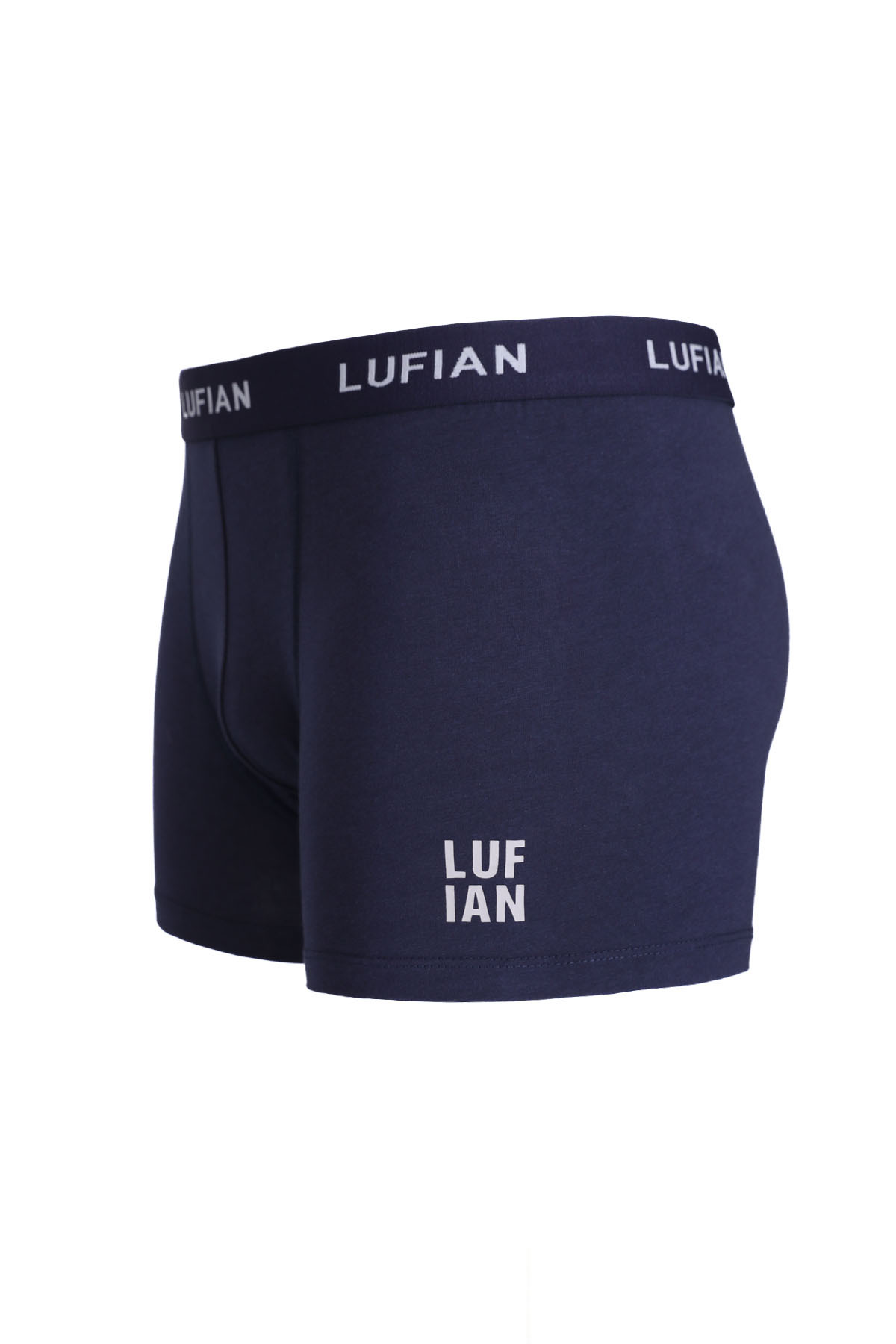 Darcy Erkek Pamuklu Boxer Lacivert - LUFIAN