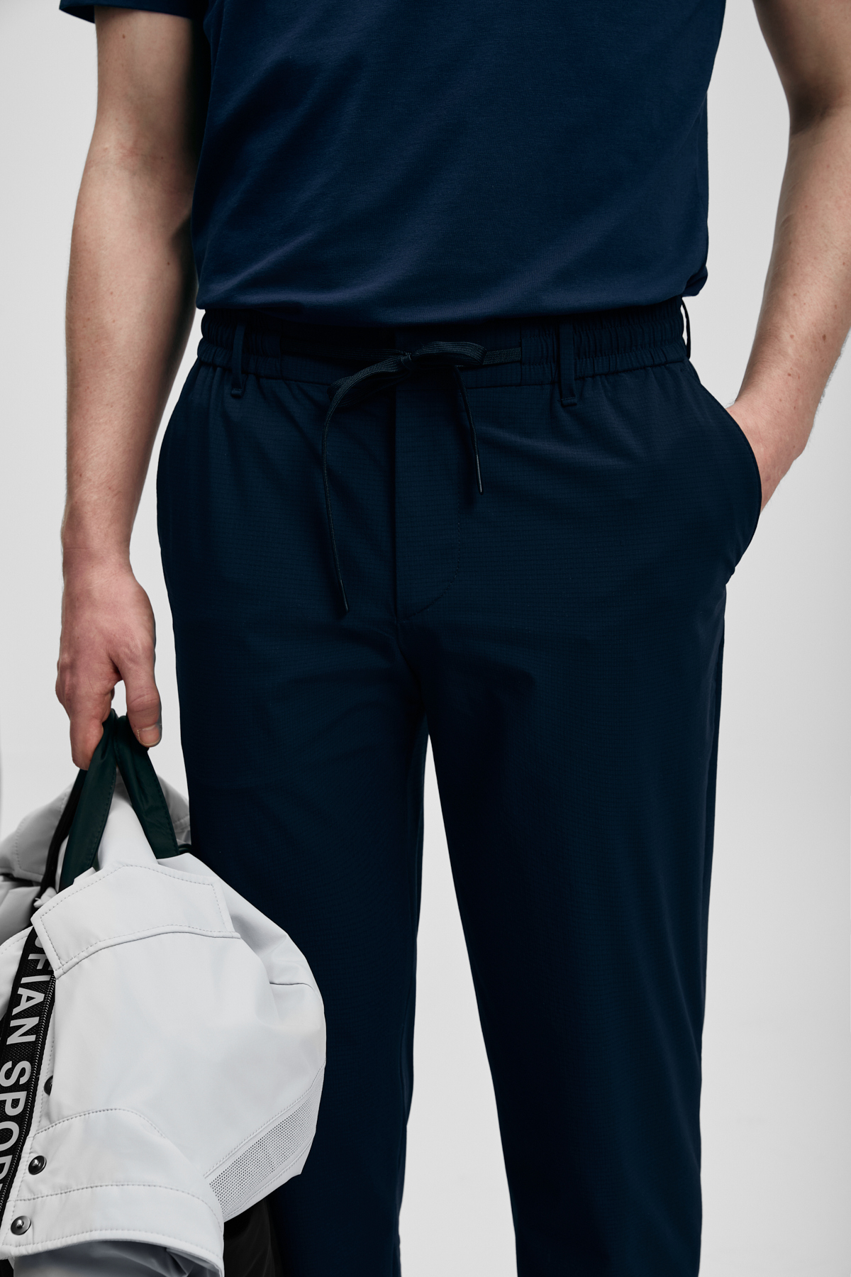 Daxon Smart Erkek Chino Pantolon Slim Fit Lacivert - LUFIAN
