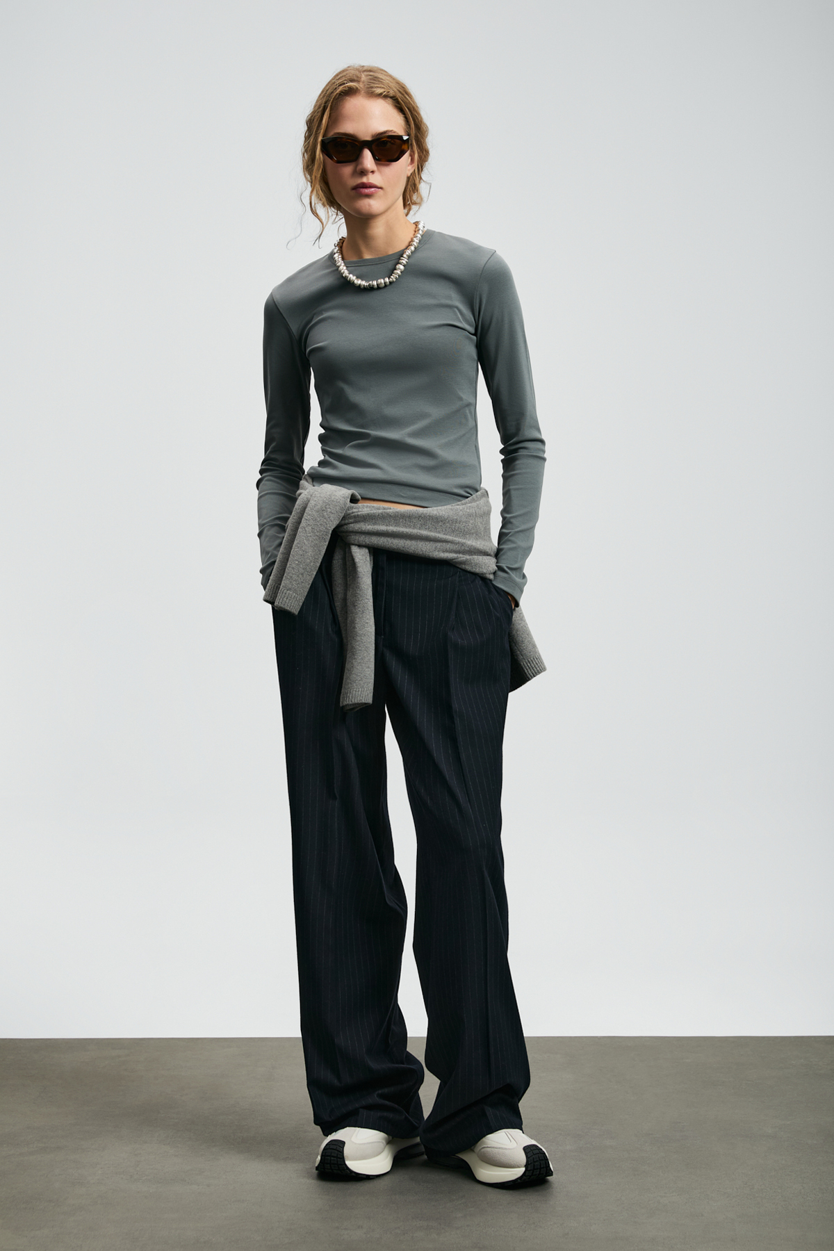 Amıra Damen-T-Shirt Grün - LUFIAN