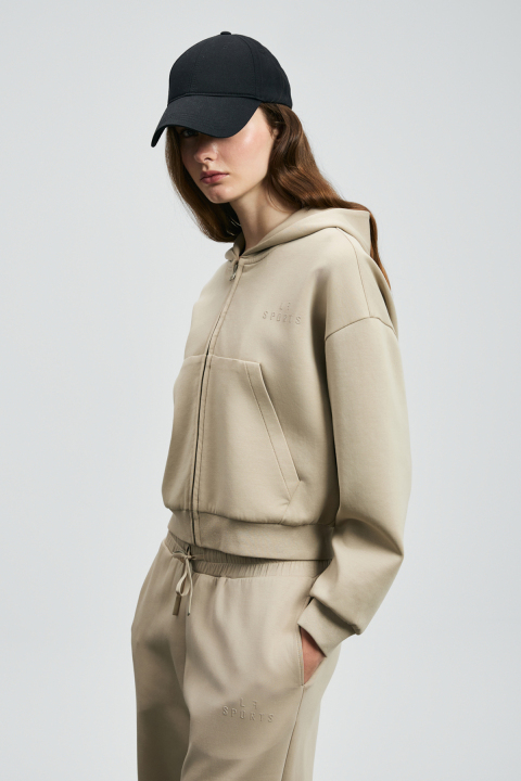 Cara Damen-Strickpullover beige - LUFIAN