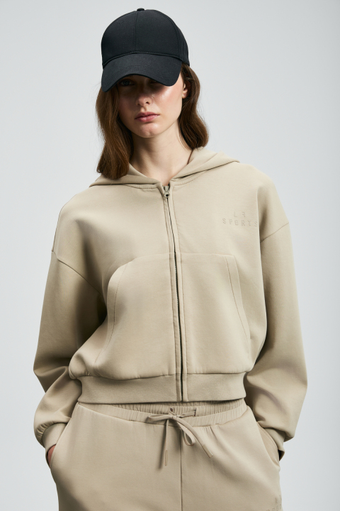 Cara Damen-Strickpullover beige - LUFIAN