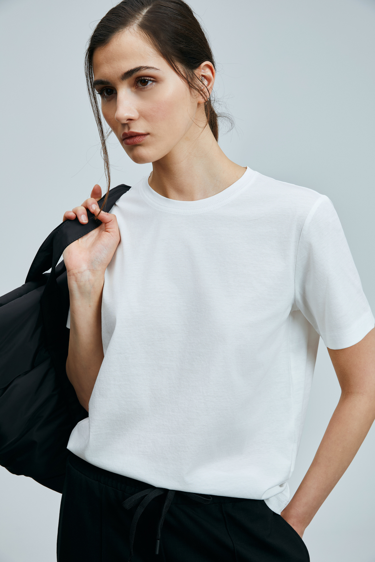 Dıdo Damen-T-Shirt in Off-White - LUFIAN