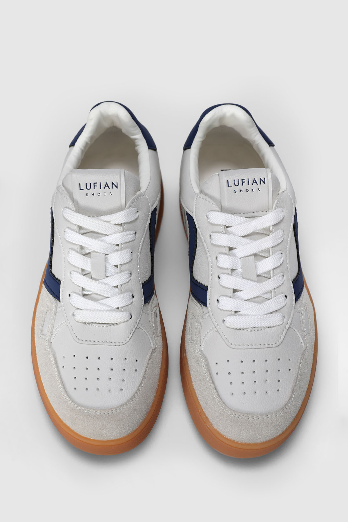 Elsa Damen-Sneakerschuhe Marineblau - LUFIAN