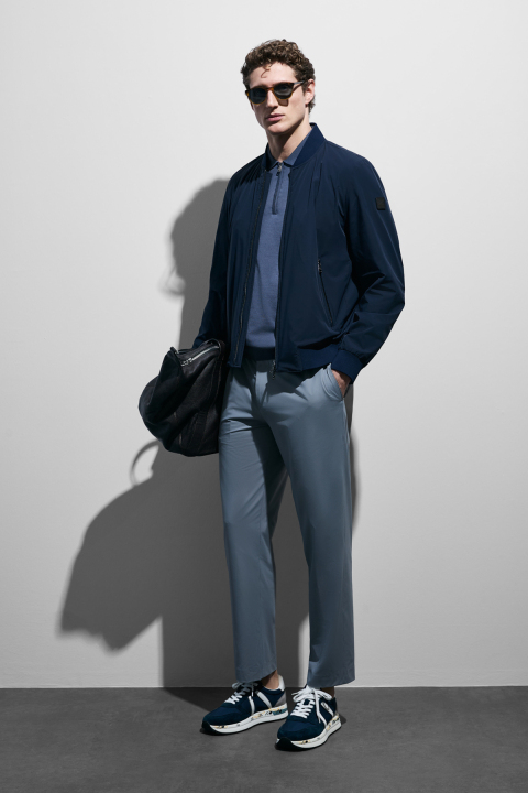 Fenrıc Schicke Herren-Chinohosen Slim Fit Grau - LUFIAN