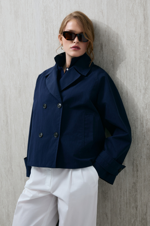 Kriton Damen-Oberbekleidung Marineblau - LUFIAN