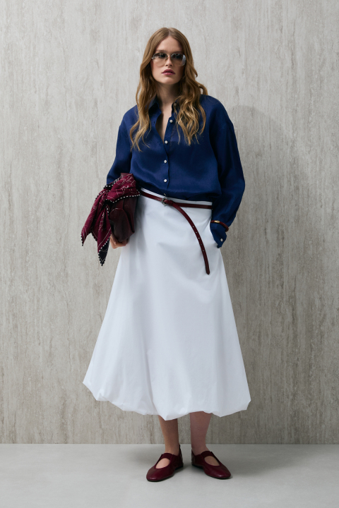 Lısa Damenrock in Off-White - LUFIAN