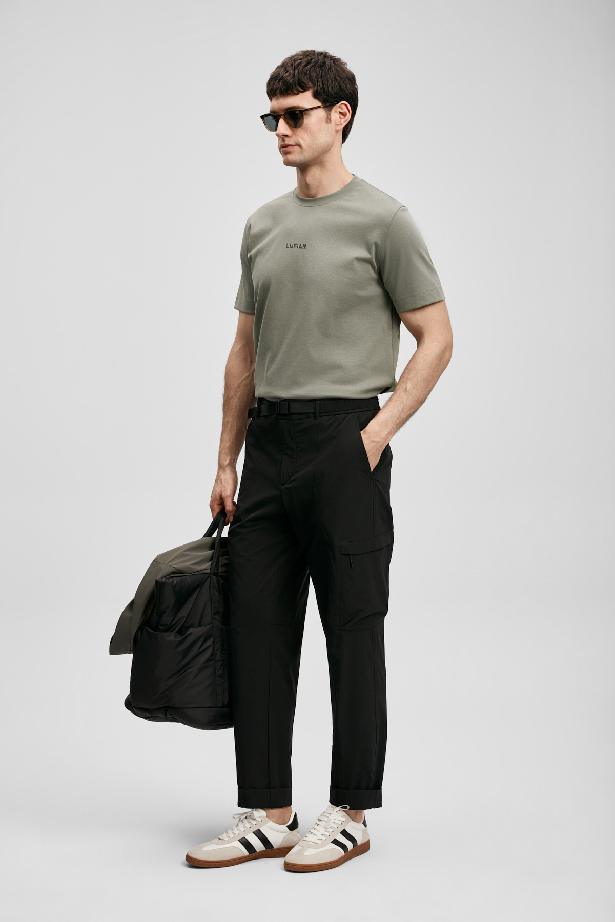 Marcus Modern Graphic T-Shirt Green - LUFIAN