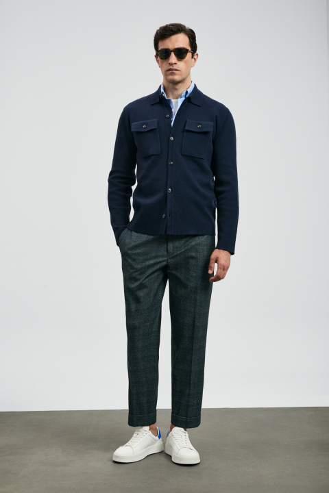 Low Schicke Herren-Chinohosen mit Comfrot Fit Schwarz - LUFIAN