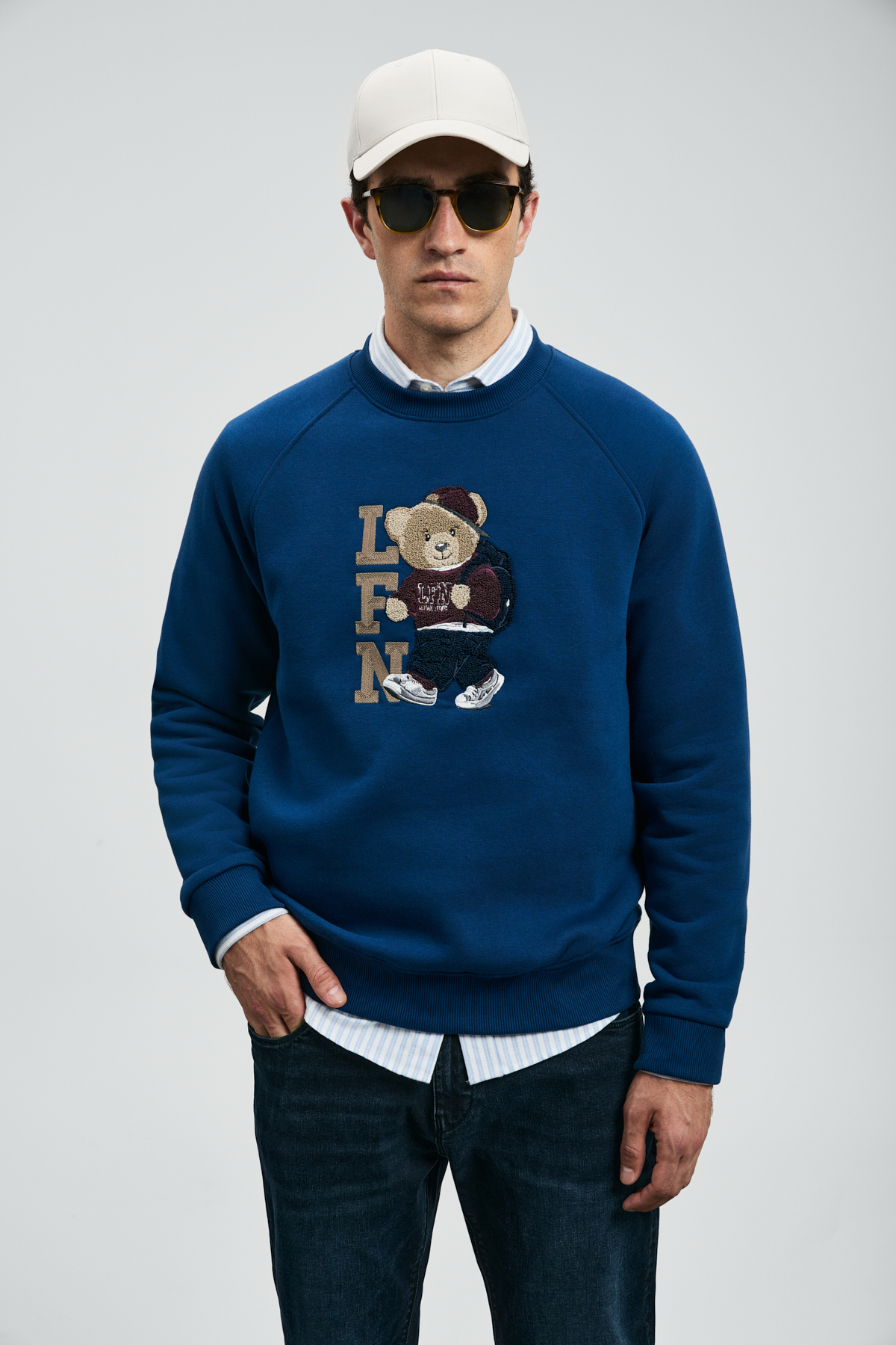Storm Herren-Sweatshirt Saxes - LUFIAN