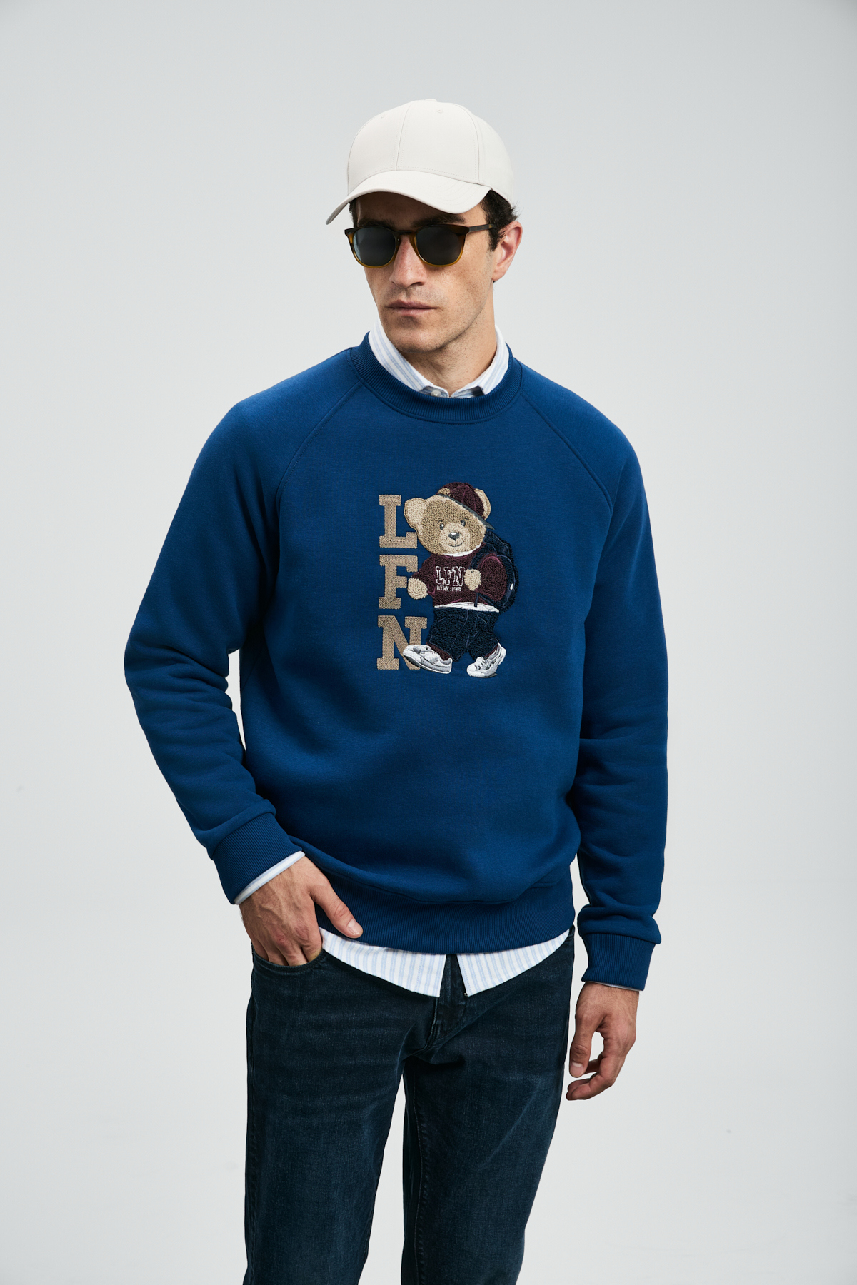 Storm Herren-Sweatshirt Saxes - LUFIAN