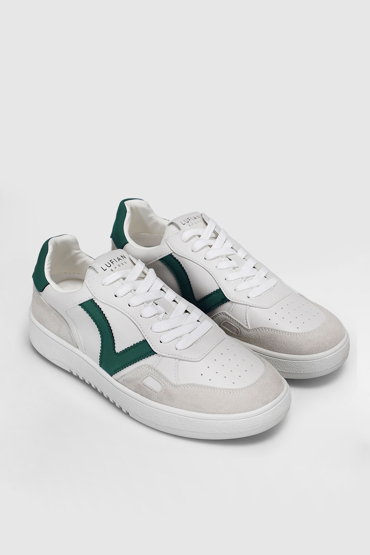 Vernon Herren-Sneakerschuhe in Grün - LUFIAN