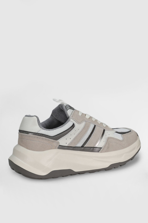 Eduard Erkek Deri Sneaker Ayakkabı Beyaz - LUFIAN