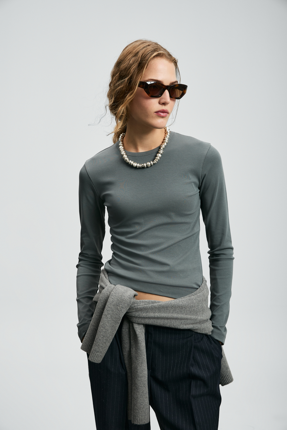 Amıra Women's T-Shirt Green - LUFIAN