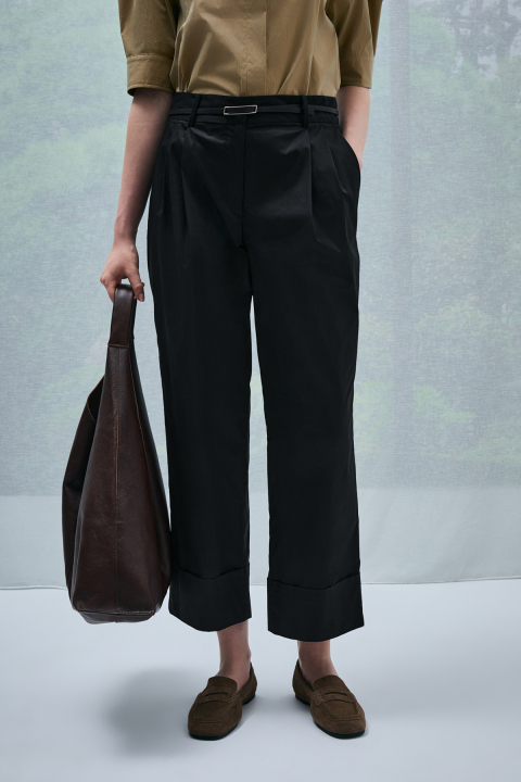 Clara Women's Trousers Black - LUFIAN