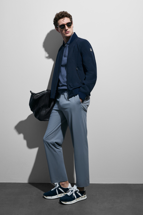 Fenrıc Smart Men's Chino Pants Slim Fit Gray - LUFIAN