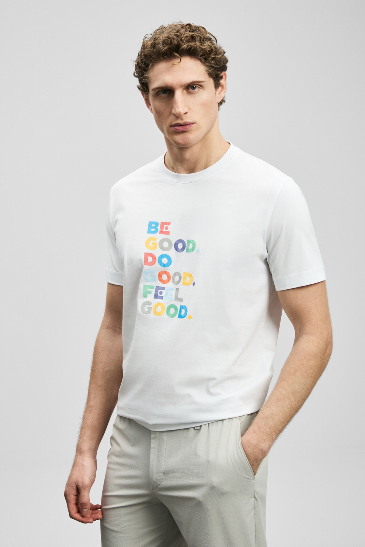 Good Modern Graphic T-Shirt Off White - LUFIAN