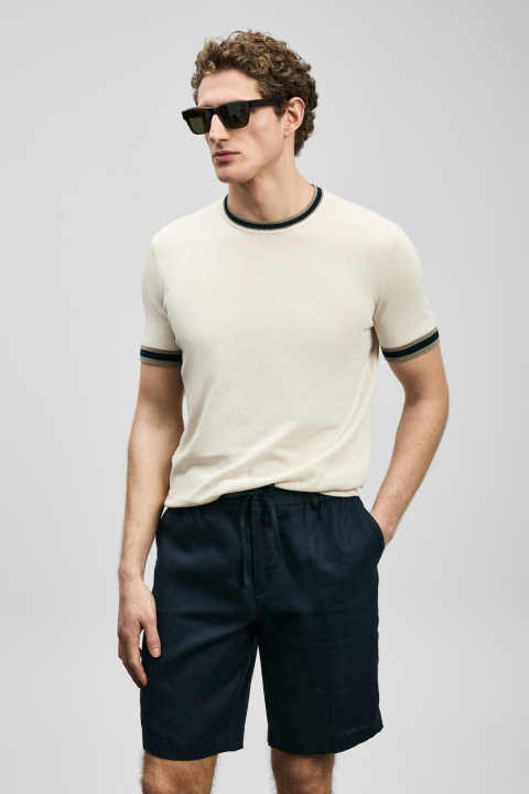 Henry Men's Cotton Sweater Off White - LUFIAN