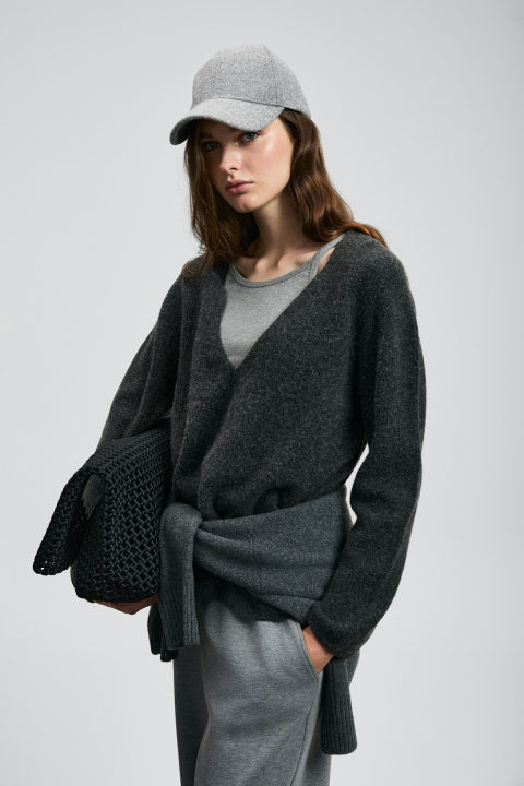 Lında Women's Sweater Anthracite - LUFIAN