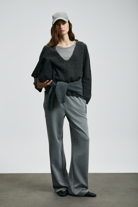 Lında Women's Sweater Anthracite - LUFIAN