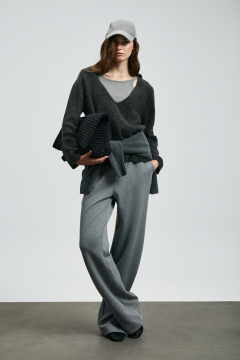 Lında Women's Sweater Anthracite - LUFIAN
