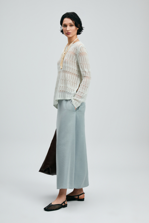 Malta Women's Skirt Blue - LUFIAN